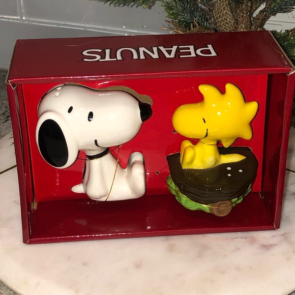 Peanuts Kitchen Nwtpeanuts Snoopy Woodstock Salt Pepper Shakers Set